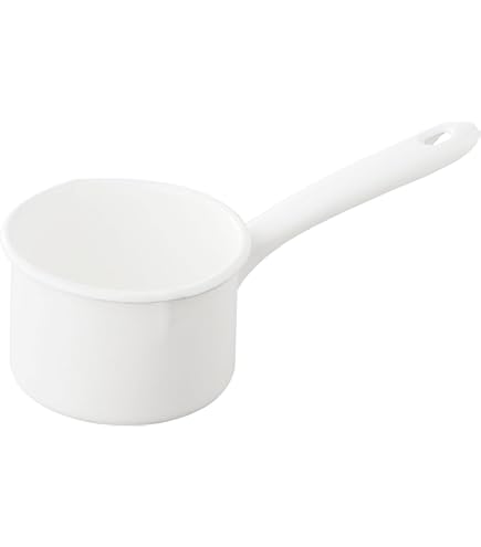 DANSK ダンスク　ホーロー両手鍋　20cm ホワイト DANSKダンスクホワイト ソースパン 片手鍋 ホーロー鍋 ホワイト